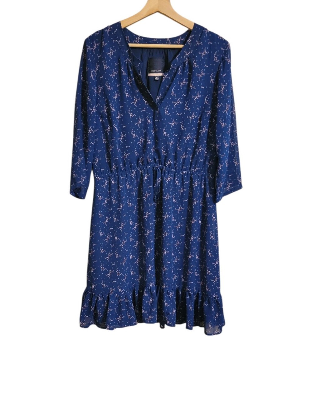 ModCloth Blue Star Print Dress